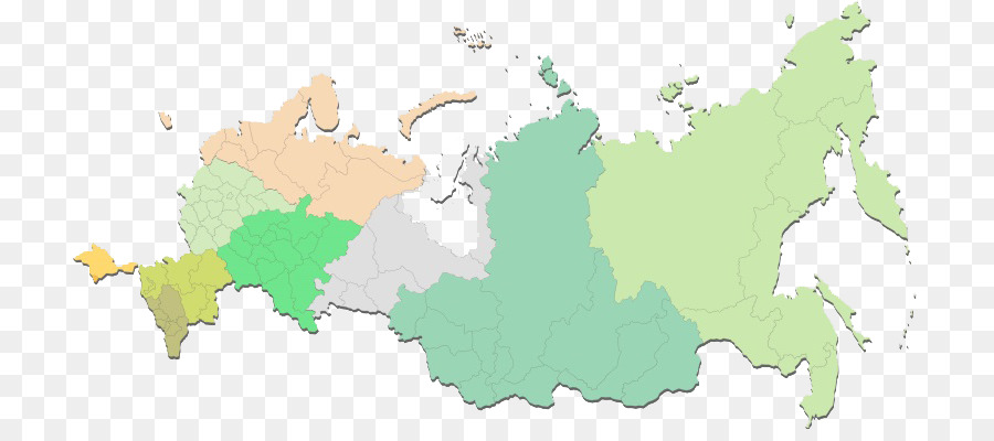 Carte De La Russie，Régions PNG