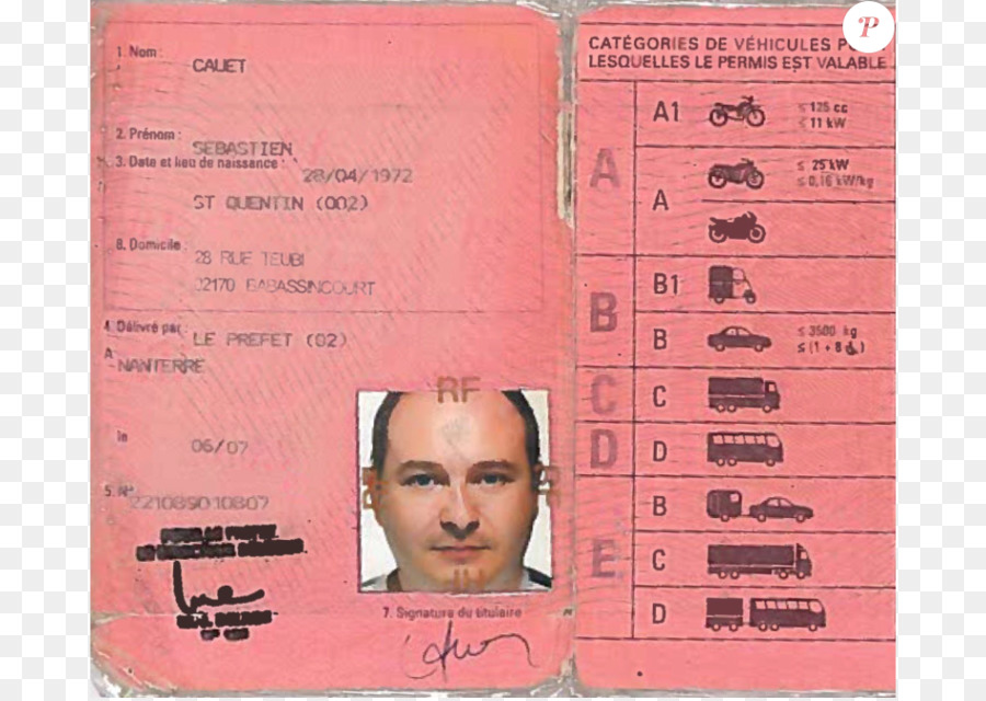 Document D Identité，Permis De Conduire PNG