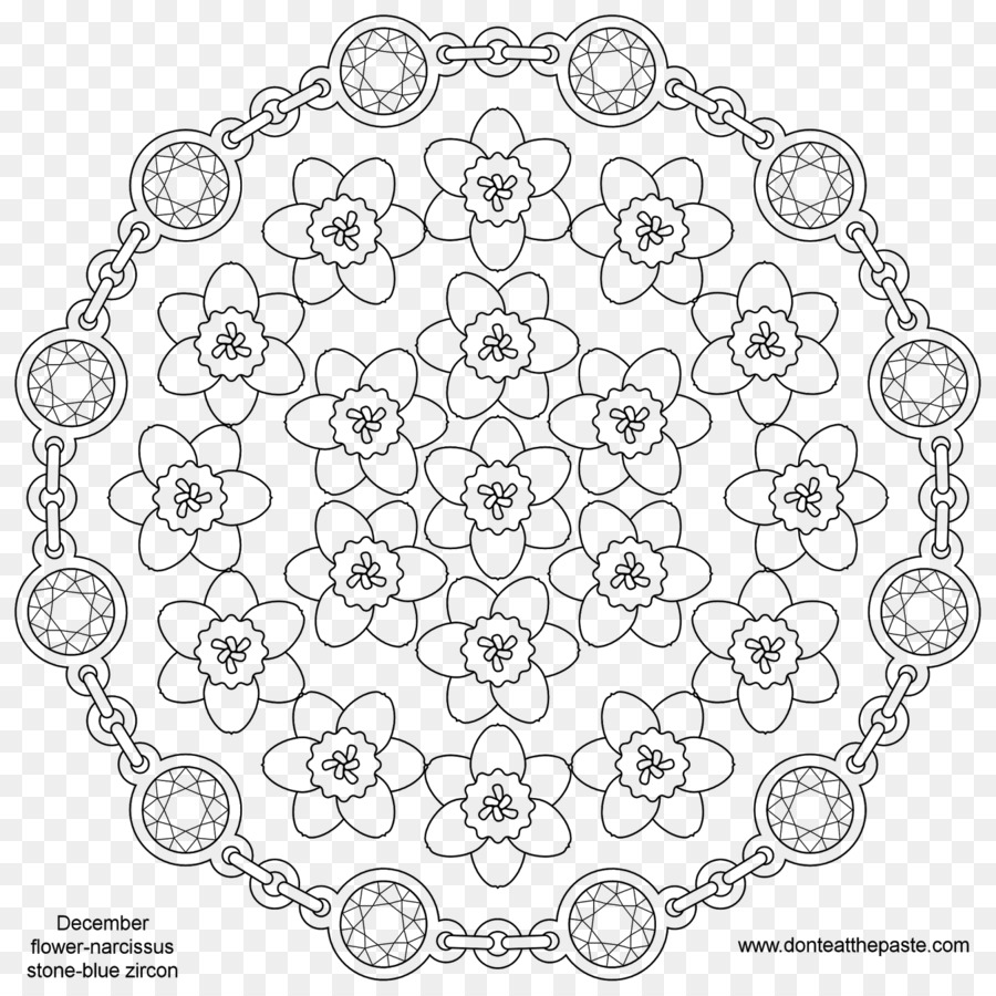 Fleur Mandala，Fleur PNG