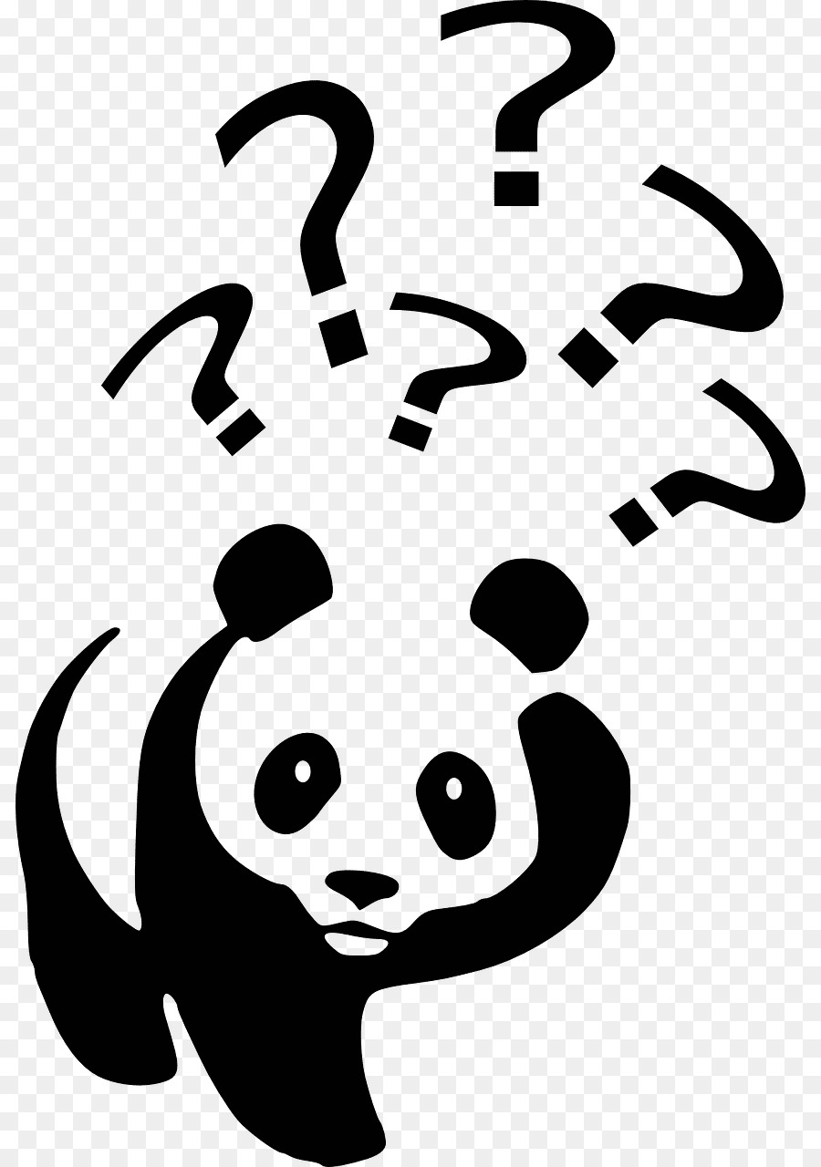 Panda Confus，Confus PNG