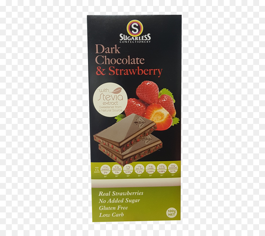 Chocolat Noir Et Fraise，Chocolat PNG