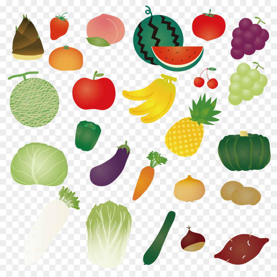 Fruits Et Légumes，En Bonne Santé PNG