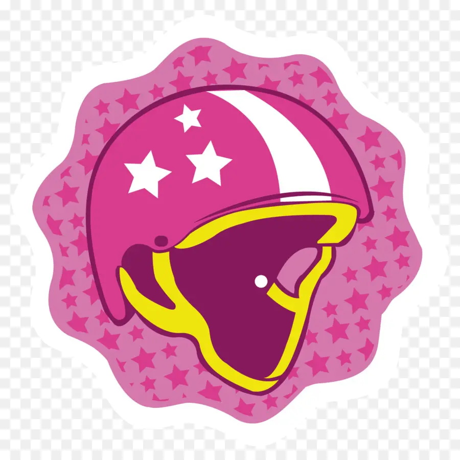 Casque Rose，Étoiles PNG