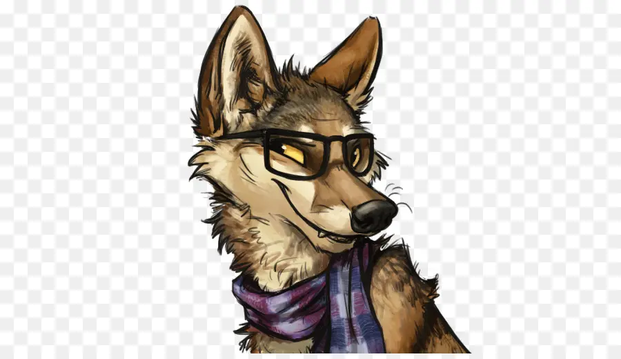 Renard Avec Des Lunettes，Foulard PNG