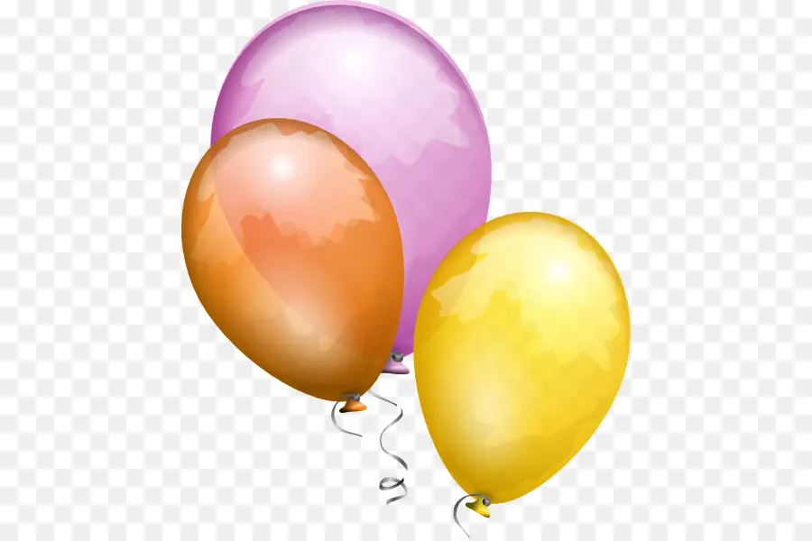 Ballons Blancs，Faire La Fête PNG