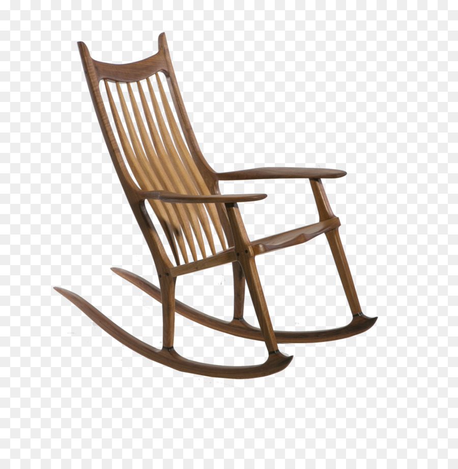 Chaise à Bascule En Bois，Chaise PNG