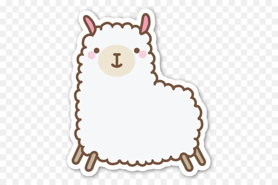 Lama Mignon，Dessin Animé PNG