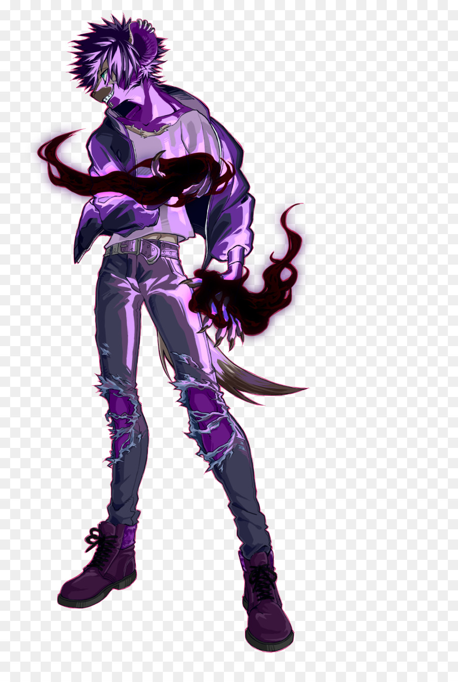 Personnage D'anime，Violet PNG