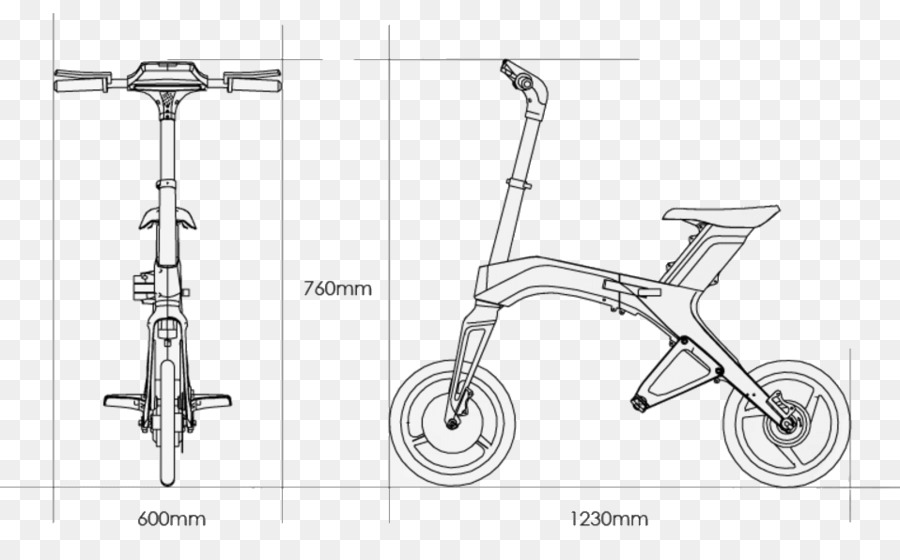 Les Cadres De Vélo，Véhicule électrique PNG