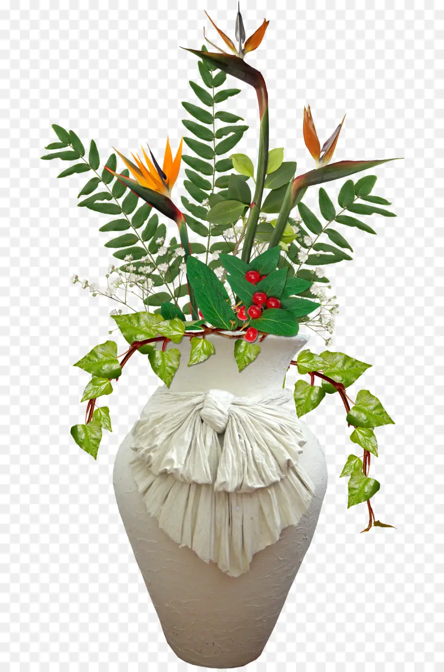 Fleur，Vase PNG