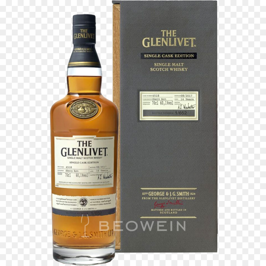 Whisky Single Malt，Distillerie Glenlivet PNG