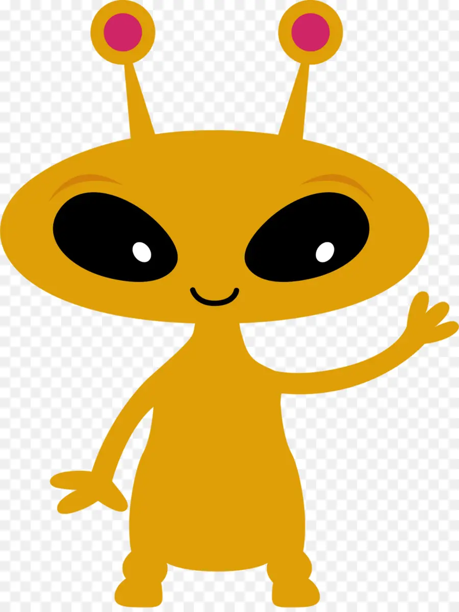 Extraterrestre Jaune，Dessin Animé PNG