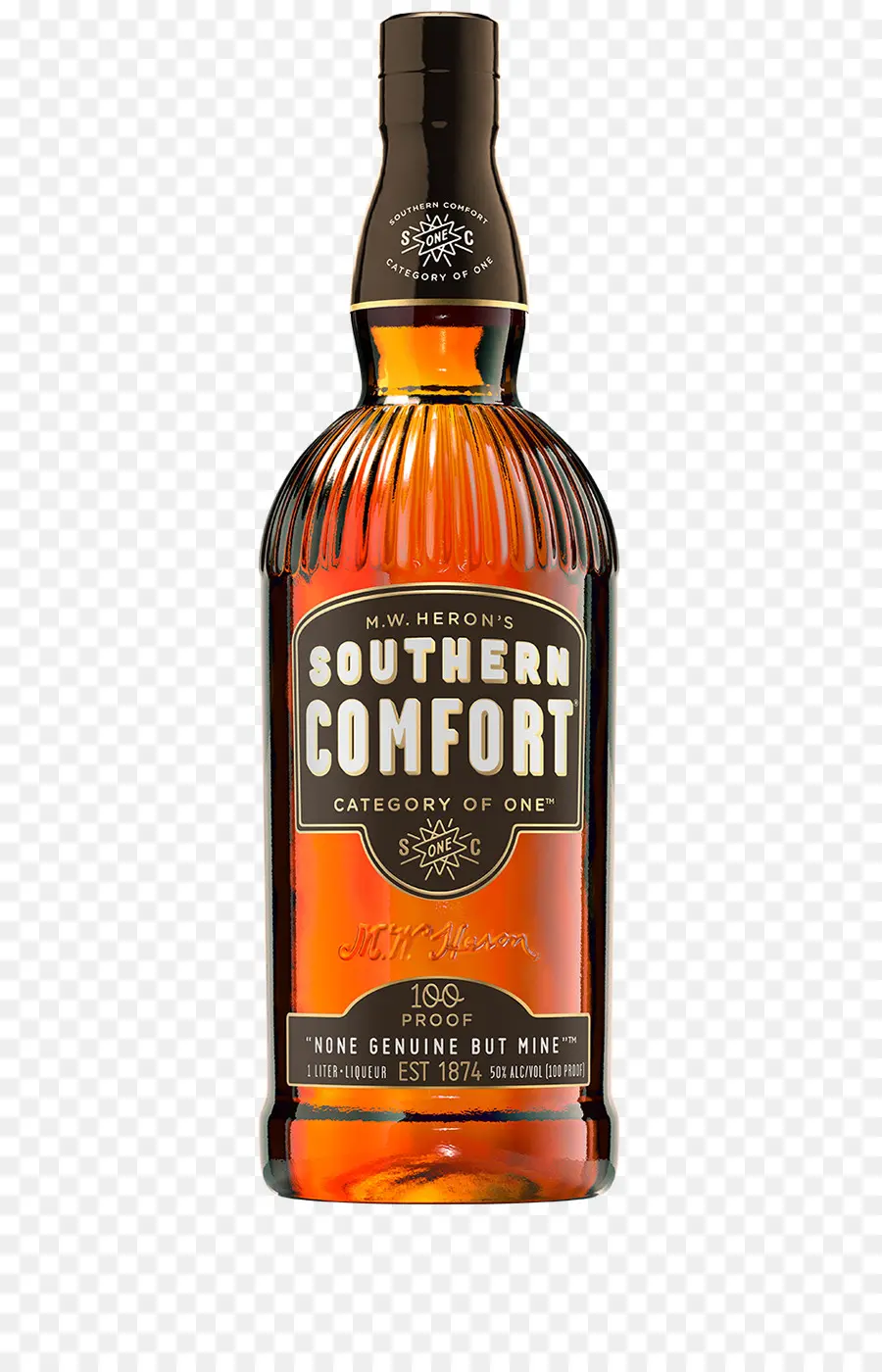 Bouteille Confort Du Sud，Alcool PNG