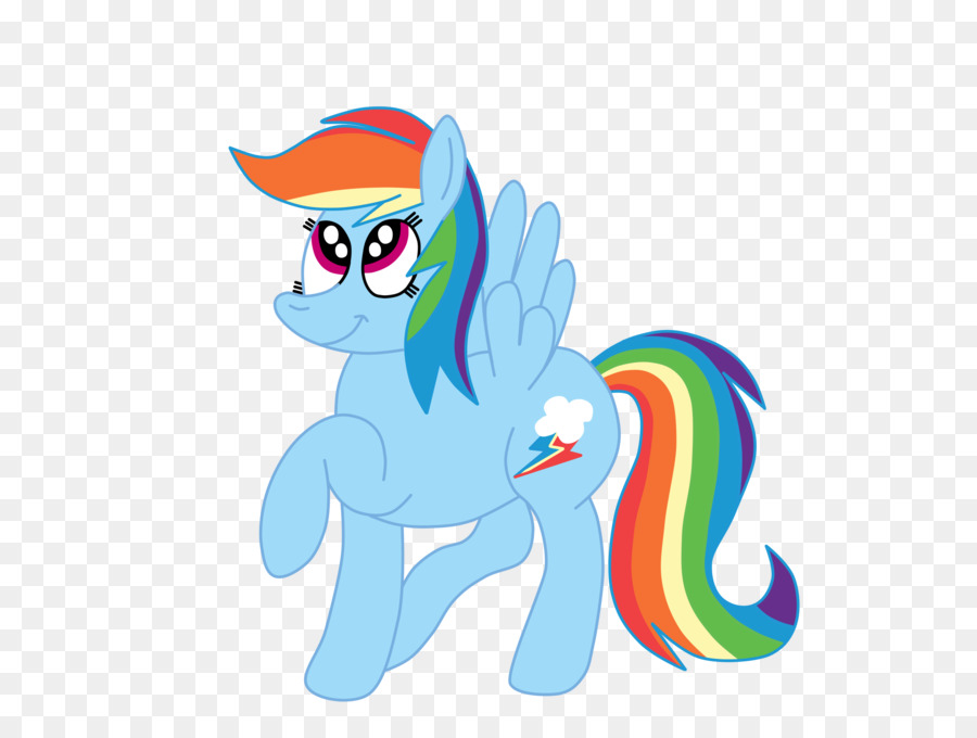 Poney Arc En Ciel，Coloré PNG