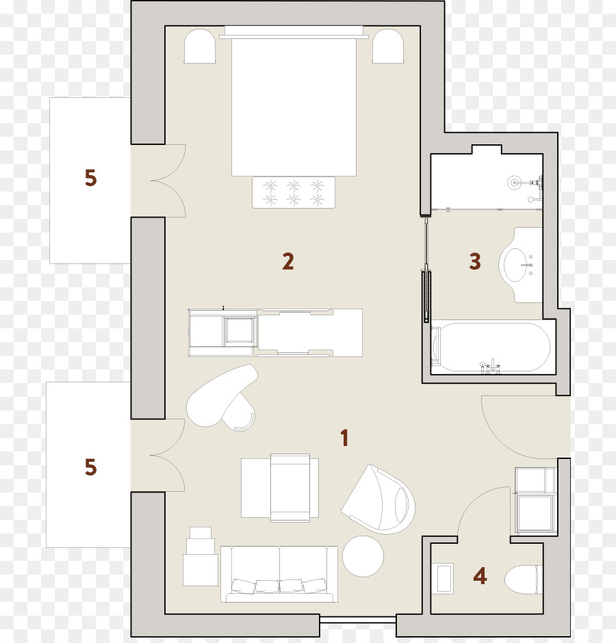 Plan D étage，Maison PNG