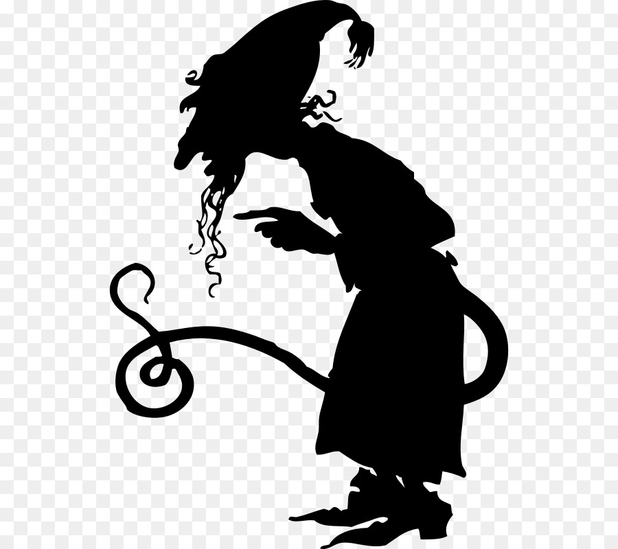 Sorcière Silhouette，Chapeau PNG