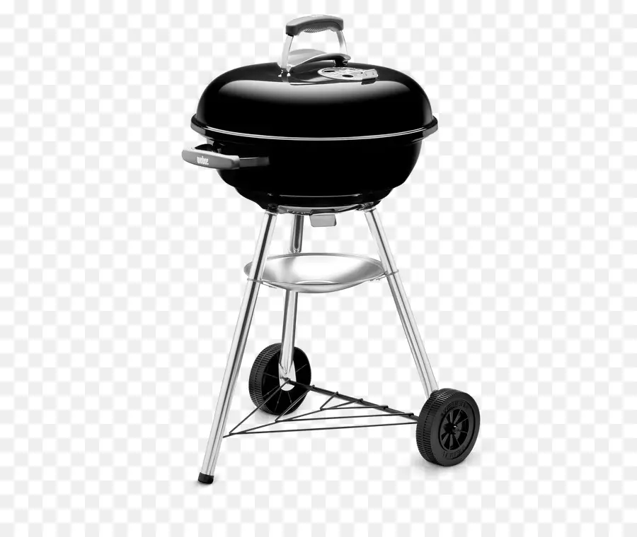 Barbecue，Bbq Weber Compact Kettle 47 Cm De Diamètre Noir PNG