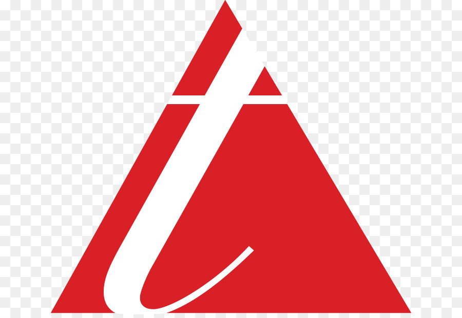 Triangle Rouge Avec T，Lettre PNG