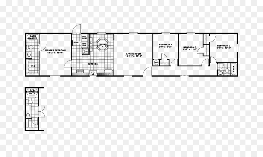 Plan D étage，Maisons Clayton PNG