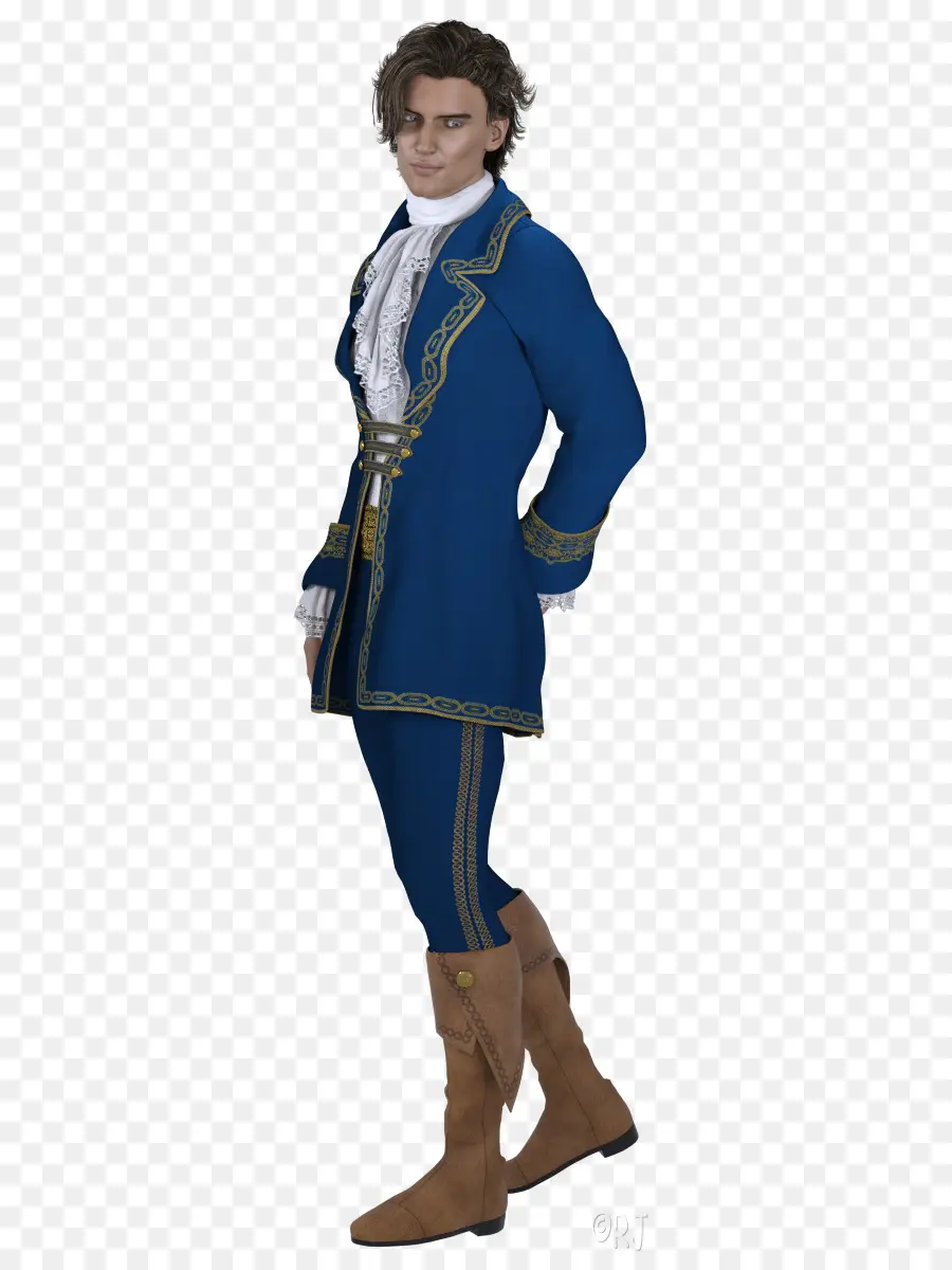 Homme En Costume Bleu，Costume PNG