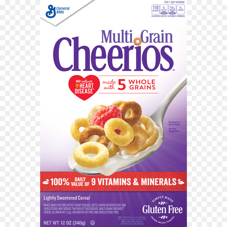 Les Céréales Du Petit Déjeuner，General Mills Multigrains Cheerios PNG