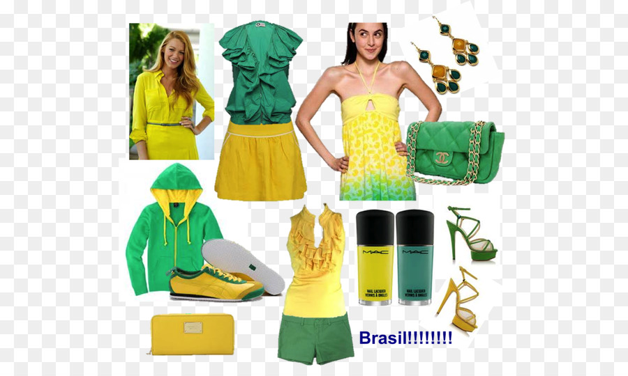 Collage De Mode Au Brésil，Vêtements PNG