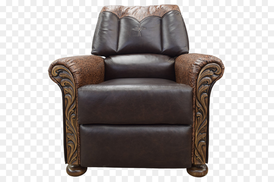 Fauteuil Marron，Meubles PNG