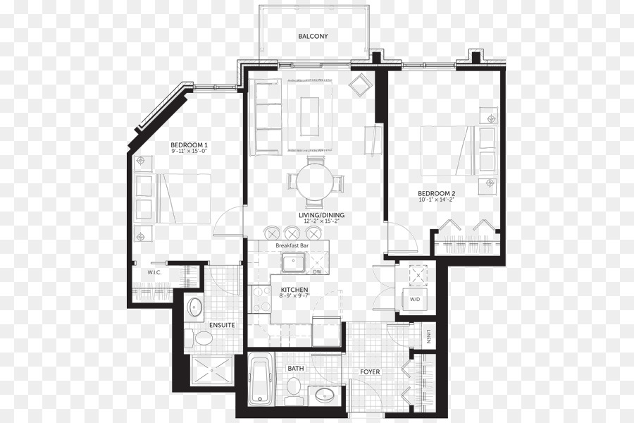 Plan D étage，Maisons Claridge PNG
