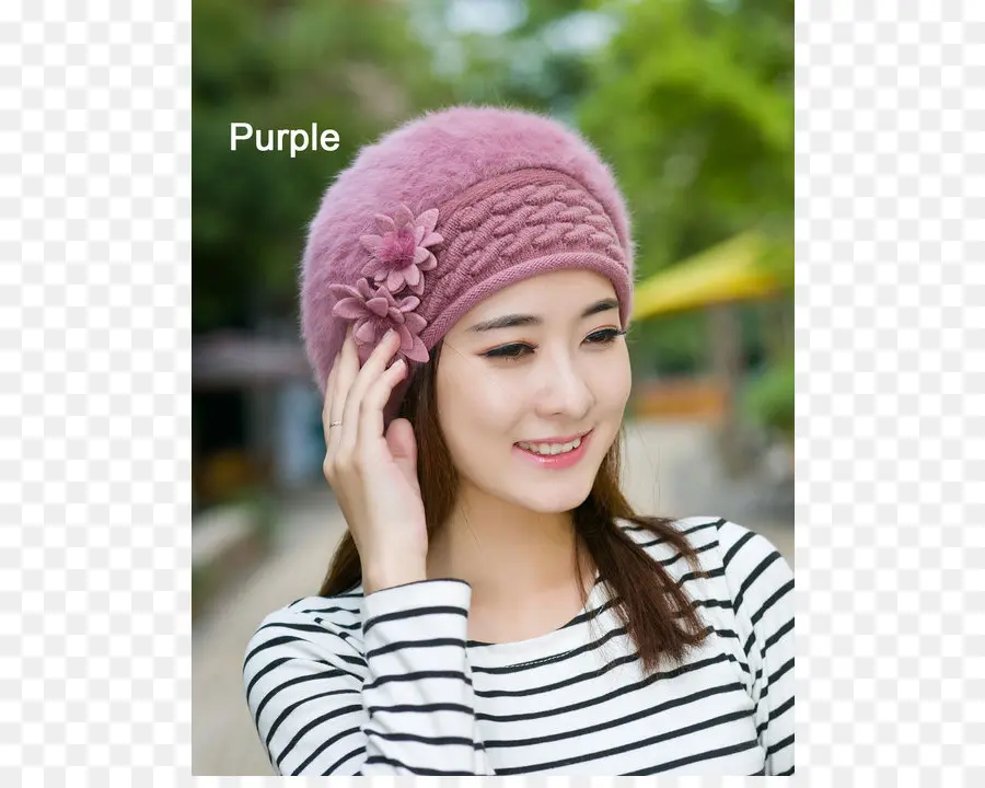 Chapeau Violet，Femme PNG