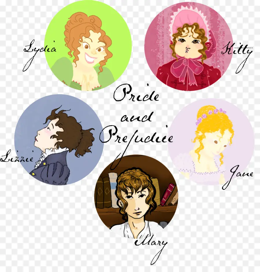 Personnages D'orgueil Et De Préjugés，Jane Austen PNG