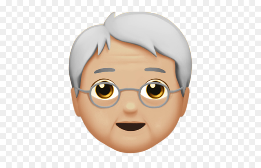 Emoji âgé，âgé PNG