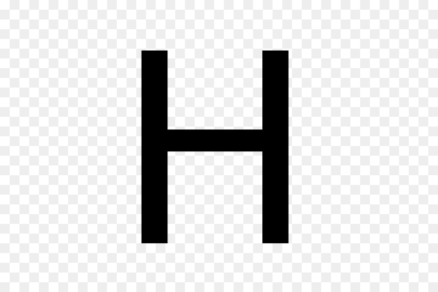 Lettre Noire H，Alphabet PNG