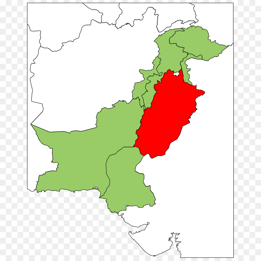 Carte Du Pakistan，Pakistan PNG