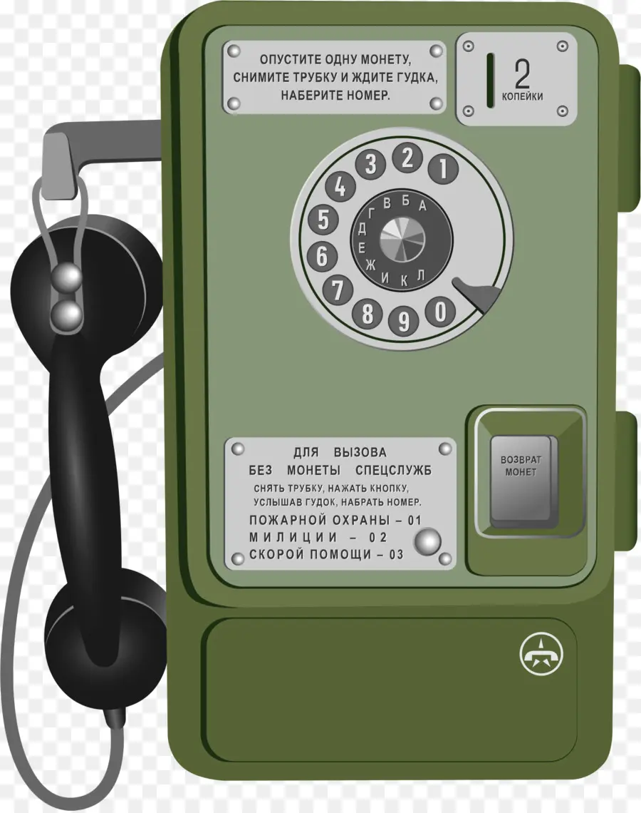 Téléphone à Cadran，Ancien PNG