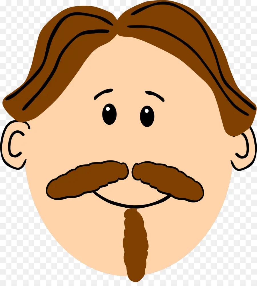 Homme à Moustache，Affronter PNG