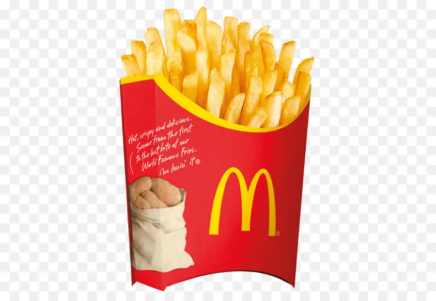 Frites，Récipient Rouge PNG