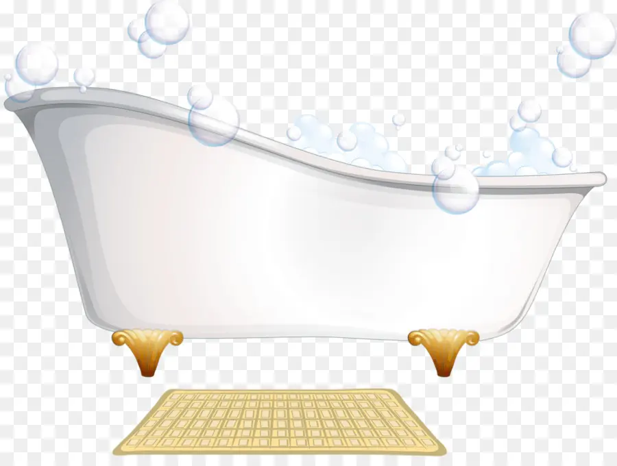 Baignoire Blanche，Bain PNG