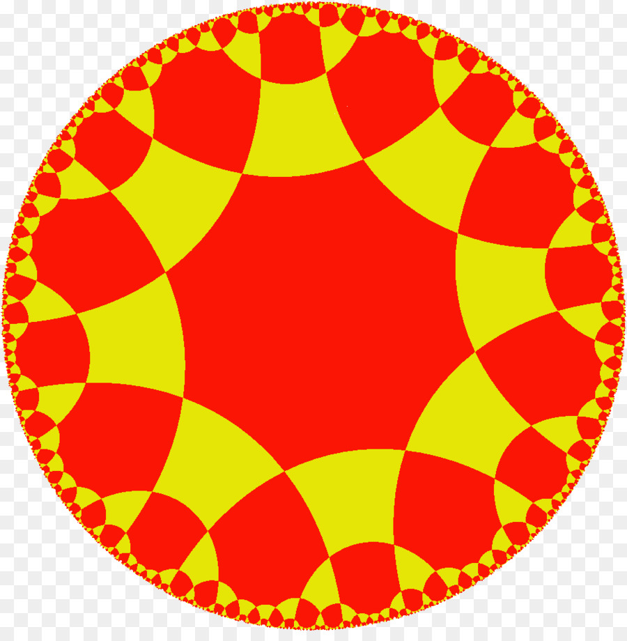 La Géométrie Hyperbolique，Tetrahexagonal Carrelage PNG