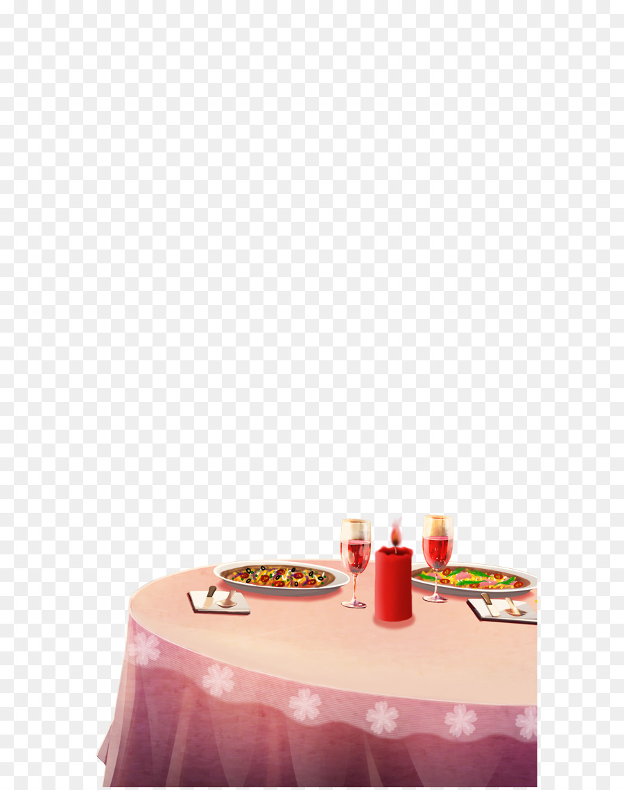 Table De Dîner，Bougie PNG