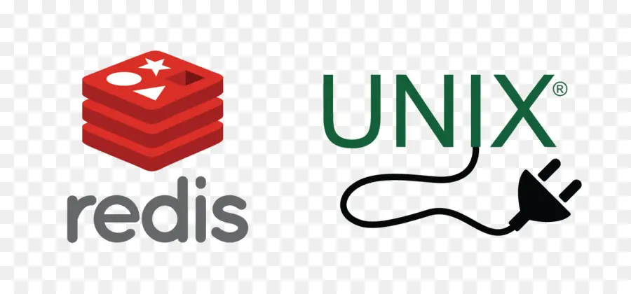 Logos Redis Et Unix，Base De Données PNG