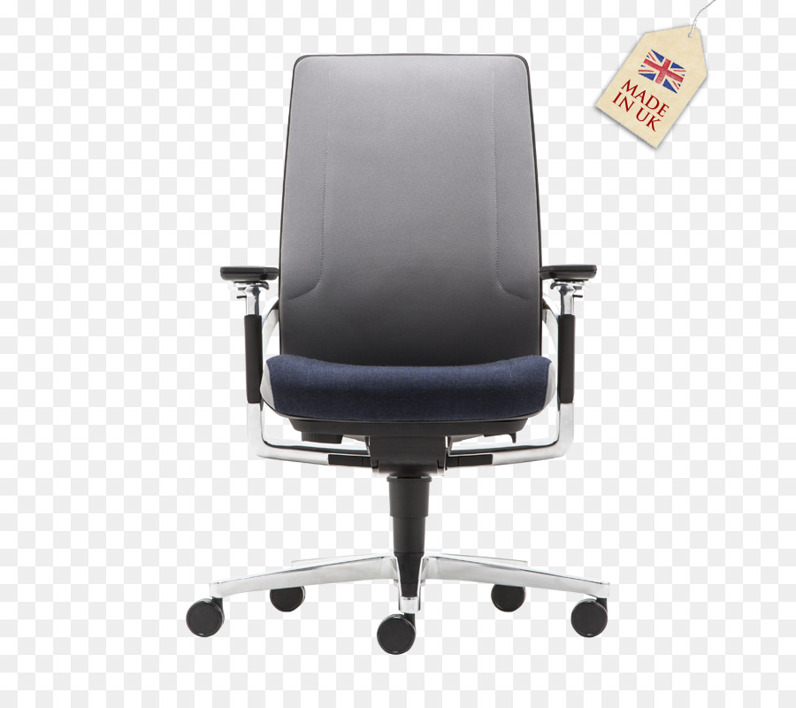 Chaise De Bureau Grise，Ergonomique PNG