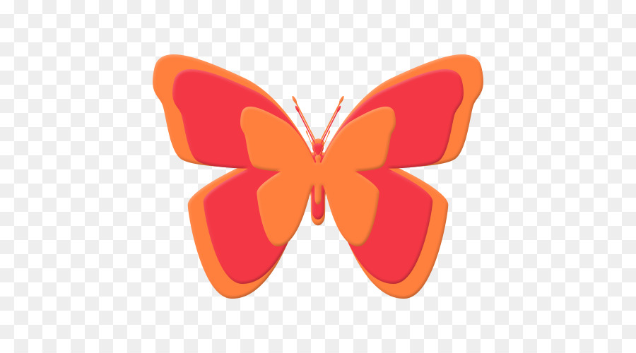 Orange，Papillon Monarque PNG