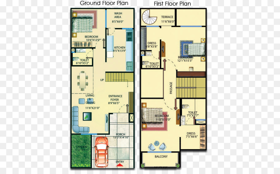 Plan D'étage De La Maison，Plan PNG