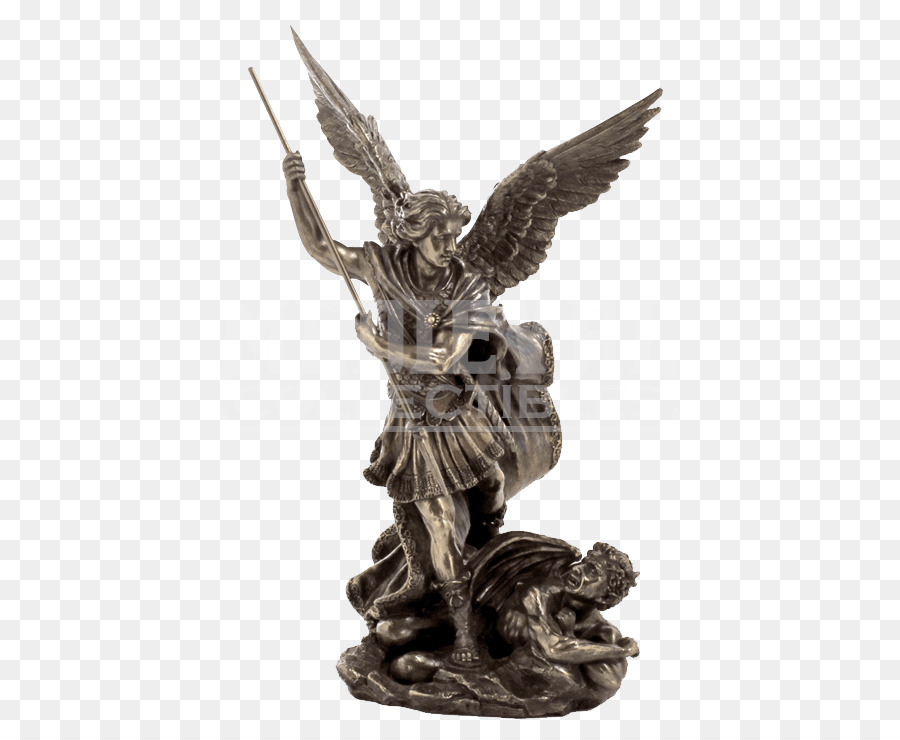 Statue D'ange En Bronze，Sculpture PNG