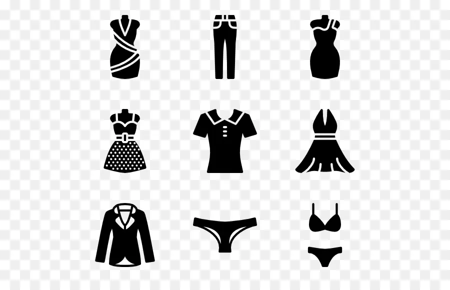 Icônes De Vêtements，Vêtements PNG