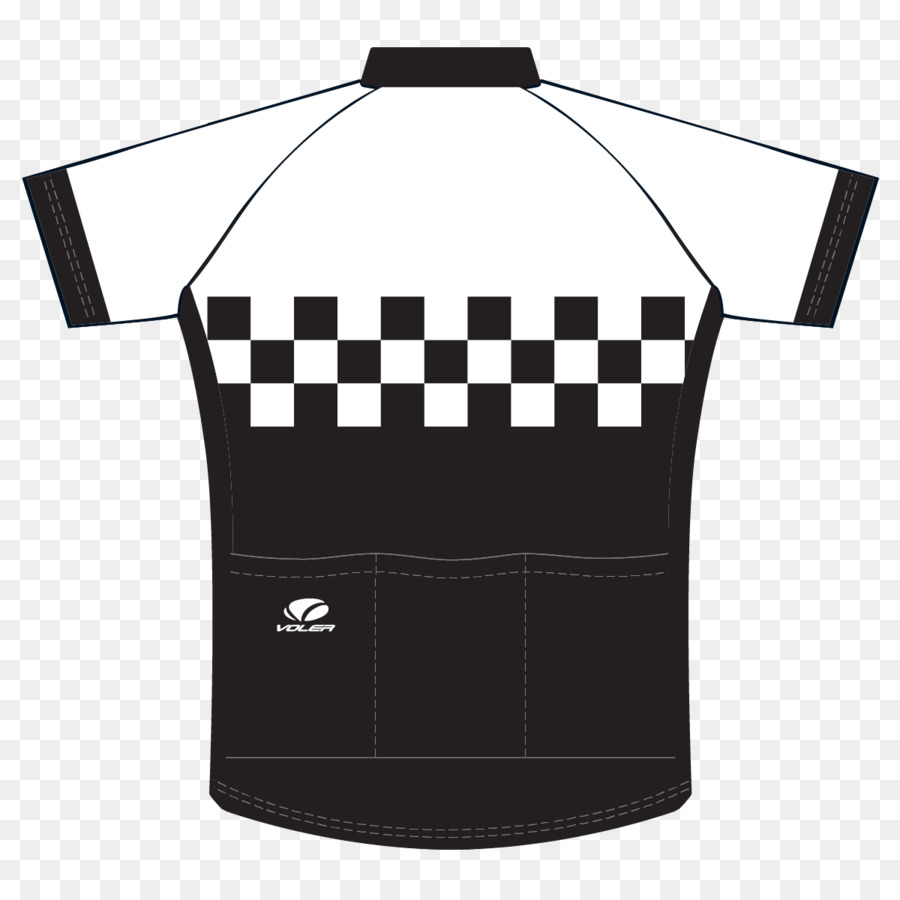 Maillot De Cyclisme Noir Et Blanc，Vélo PNG