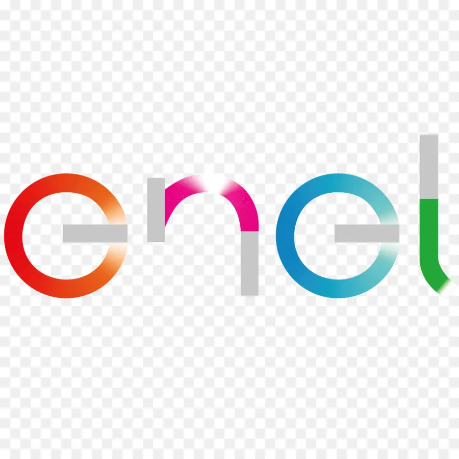 Logo Enel Coloré，Marque PNG