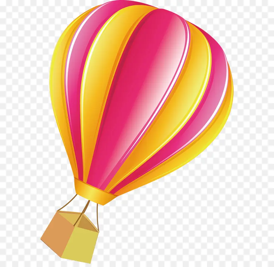 Montgolfière，Panier PNG