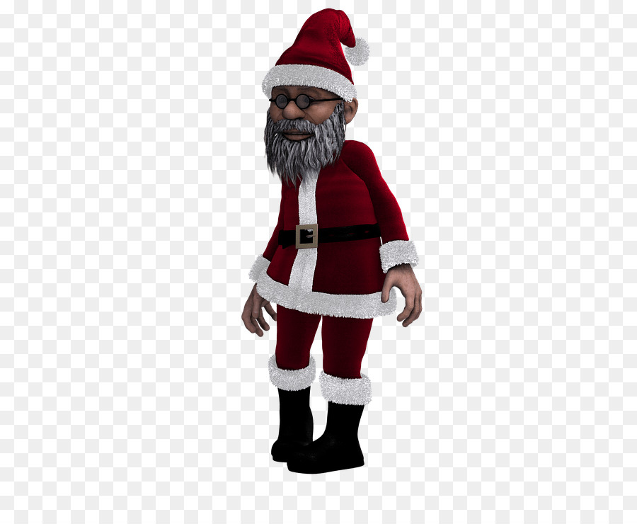 Le Père Noël，Costume Rouge PNG