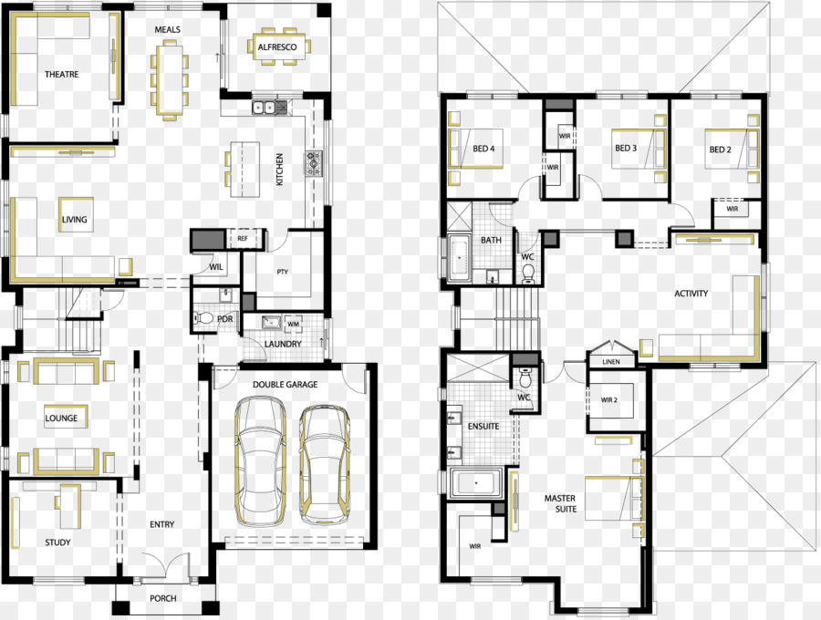 Plan D'étage，Architecture PNG